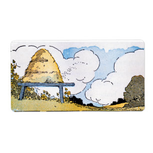 Vintage Beehive Artwork Label