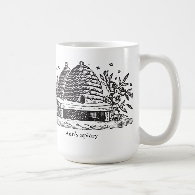 Vintage beekeepers beehive mug (Right)
