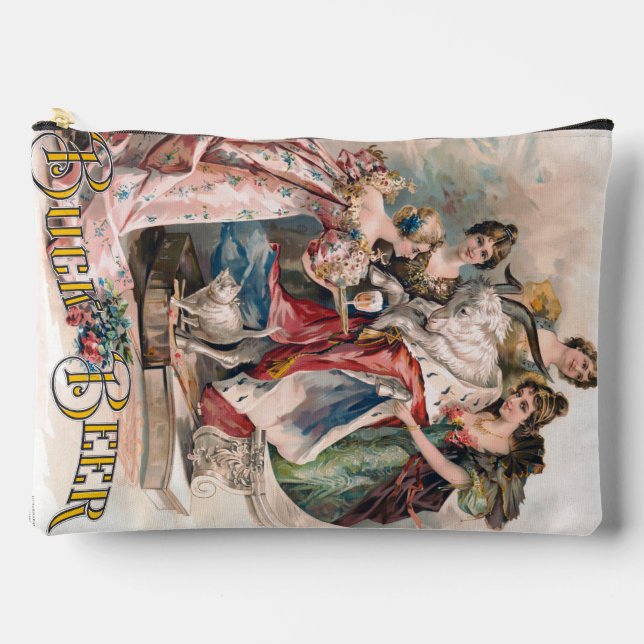 Vintage Beer Advertisement  Poster  Accessory Pouch (Front)