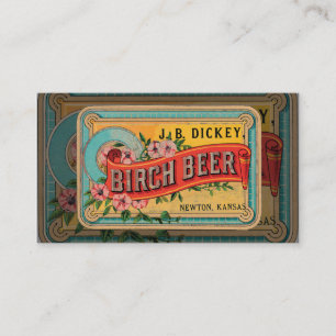 Vintage Beer Business Card