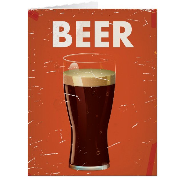 Vintage Beer Commercial poster. (Front)