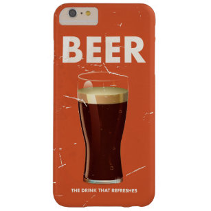 Vintage Beer Commercial poster. Barely There iPhone 6 Plus Case