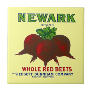 Vintage Beet Label Kitchen Tile Garden Veggie