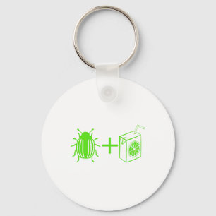 Vintage Beetles Halloween Movie Funny Horror Costu Keychain