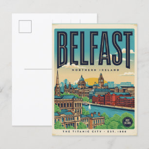 Vintage Belfast Northen Ireland gifts and souvnirs Postcard