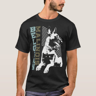 Vintage Belgian Malinois T design Dog Lovers gift T-Shirt