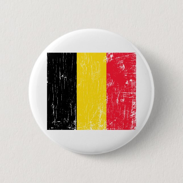 Vintage Belgium 2 Inch Round Button (Front)