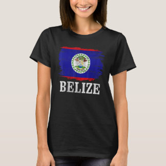 Vintage Belize Flag For Belizean T-Shirt