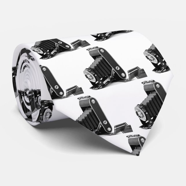 vintage bellows camera with film tie (Rolled)