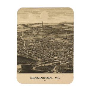 Vintage Bennington, Vermont Magnet