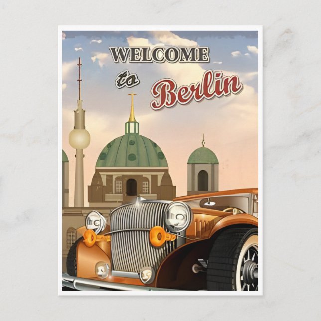 vintage Berlin Germany Travel allemagne Postcard (Front)
