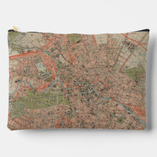 Vintage Berlin Map Toiletry Bag