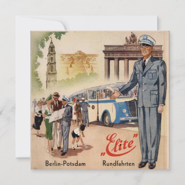 Vintage Berlin-Potsdam Poster (Front)