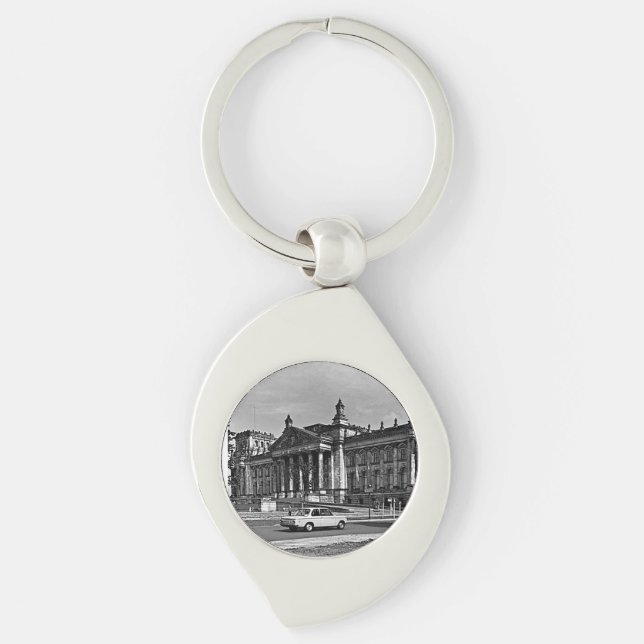 Vintage Berlin Reichstag parliament house Mouse Pa Keychain (Front)