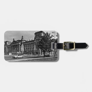 Vintage Berlin Reichstag parliament house Mouse Pa Luggage Tag