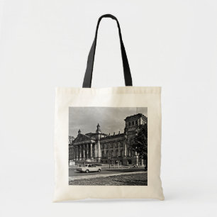 Vintage Berlin Reichstag parliament house Mouse Pa Tote Bag