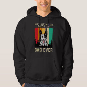 Vintage Best Australian Cattle Dog Dad Ever Father Hoodie