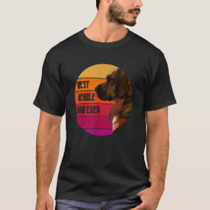 Vintage Best Beagle Dad Ever  Beagle T-Shirt