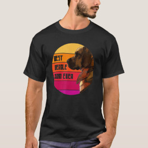 Vintage Best Beagle Mom Ever Beagle T-Shirt