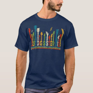 Vintage Best Big Sister Ever Mommy Guitar Mothers T-Shirt