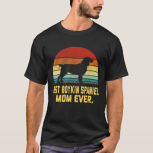 Vintage Best Boykin Spaniel Mom Ever T-Shirt