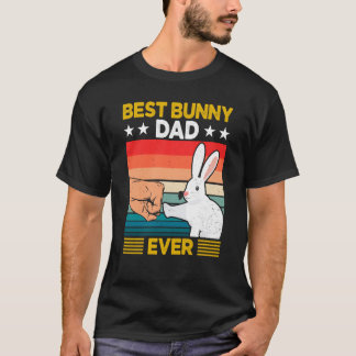 Vintage Best Bunny Dad Bunny Bunny Costume T-Shirt