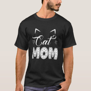 Vintage Best Cat Mom Ever Cat Mother's Day Present T-Shirt