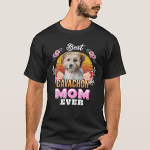 Vintage Best Cavachon Mom Ever Mothers Day For Dog T-Shirt