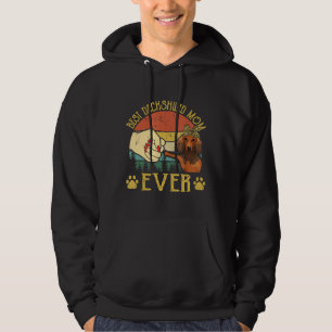Vintage Best Dachshund Mom Ever Dog Lover Tees Mot