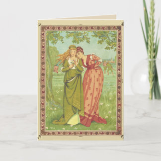 Vintage Best Friend Valentine's Day Card