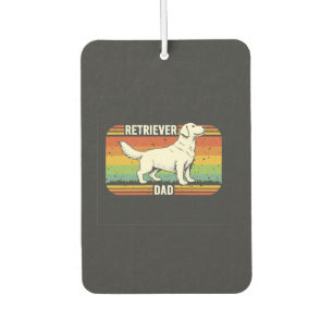 Vintage Best Golden Retriever Dad Dog Dad Air Freshener
