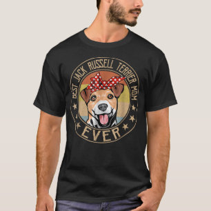 Vintage Best Jack Russell Terrier Mom Ever Mother' T-Shirt