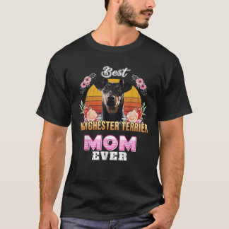 Vintage Best Manchester Terrier Mom Ever Mothers D T-Shirt