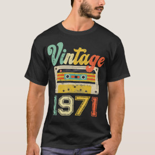 Vintage Best Of 1971 Cassette Tape 50th Birthday 5 T-Shirt