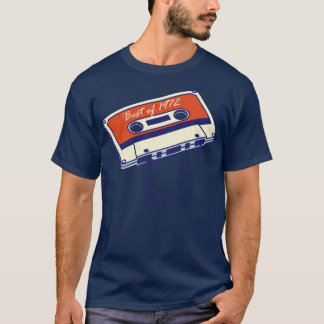 Vintage Best of 1972 Classic Cassette Tape 48th Bi T-Shirt