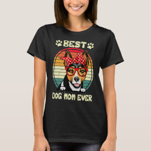 Vintage Best Rat Terrier Mom Ever Dog Mama Mother T-Shirt