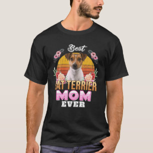 Vintage Best Rat Terrier Mom Ever Mothers Day For T-Shirt