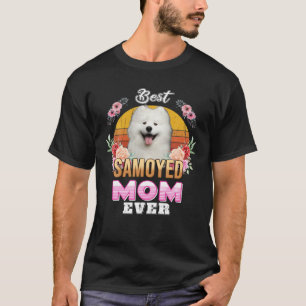Vintage Best Samoyed Mom Ever Mothers Day For Dog T-Shirt