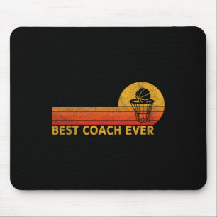 Vintage Best Sketll Coach Sketll Team Coach Retro Mouse Pad