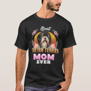 Vintage Best Tibetan Terrier Mom Ever Mothers Day T-Shirt