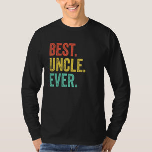 Vintage Best Uncle Ever Retro Dad Daddy Father T-Shirt