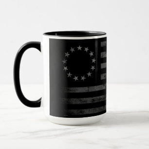 Vintage Betsy Ross American Flag Mug