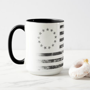 VINTAGE Betsy Ross American Flag Mug