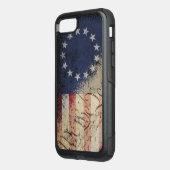 Vintage Betsy Ross American Flag Otterbox iPhone Case (Left)