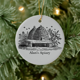 Vintage Bewick beehive ornament