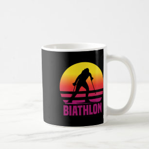 Vintage Biathlon Idea Regalo Sport Inverno Coffee Mug