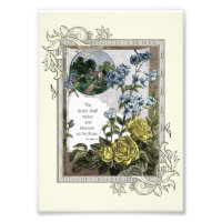 Vintage Bible Scripture With Roses