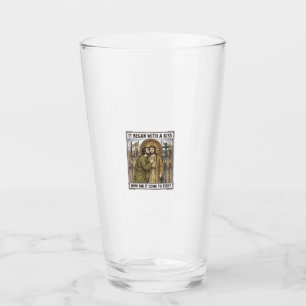 Vintage Biblical Betrayal Kiss Glass