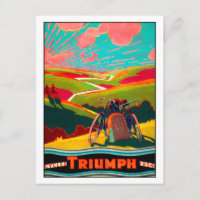 Vintage Bicycle Ad - Bike on Hillside