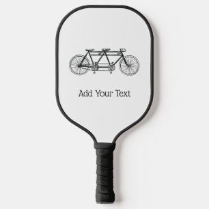 Vintage Bicycle Built For Two / Tandem Bike Pickleball Paddle